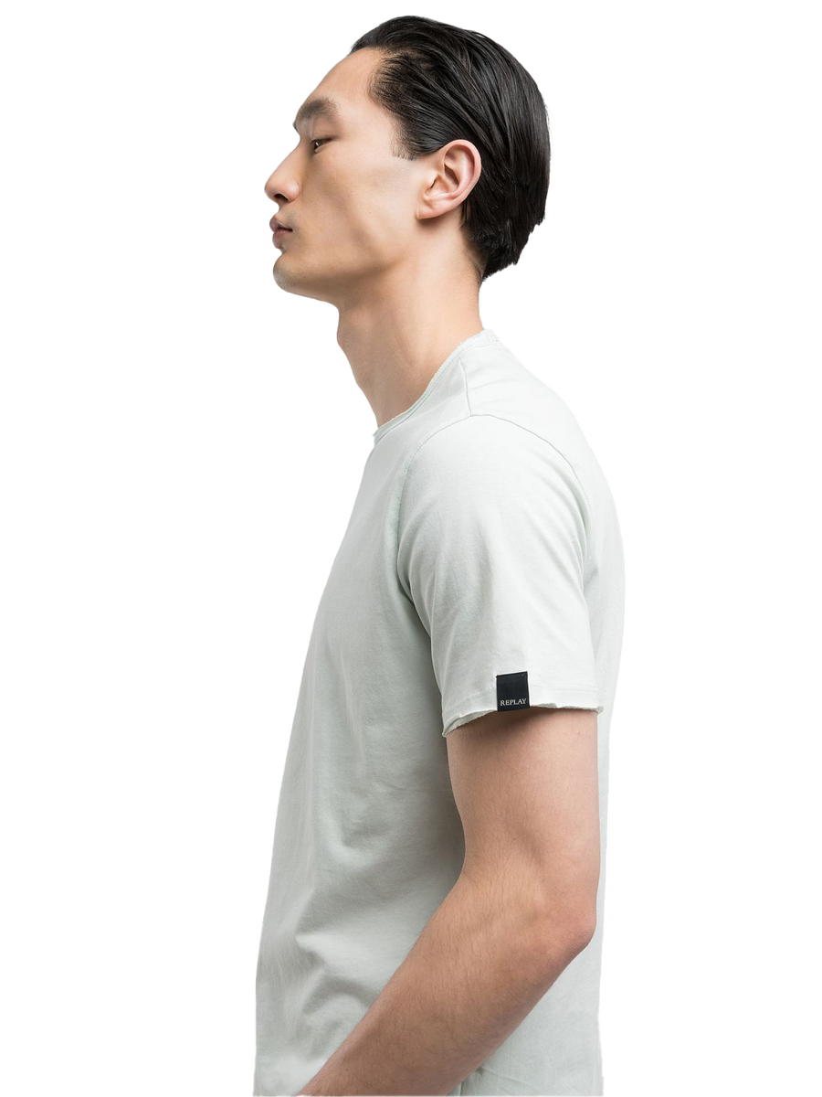 COTTON CREW-NECK T-SHIRT – Replay Jeans UAE