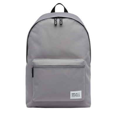 SOLID-COLOURED BACKPACK IN OXFORD FABRIC