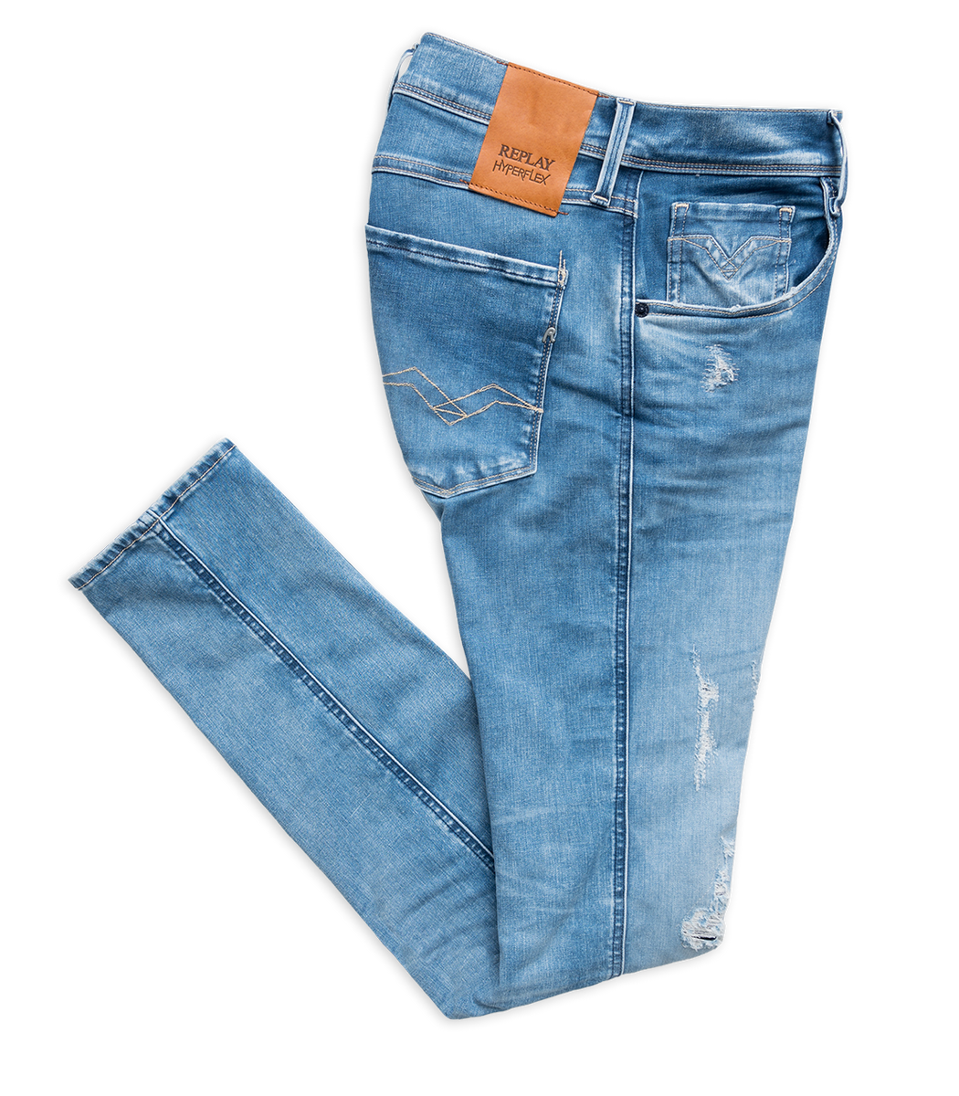 Slim Fit Hyperflex Anbass Jeans Replay Jeans UAE