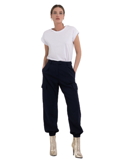 Jogger Trousers In Wool Blend