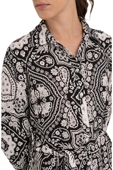 Batik shop print dress
