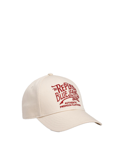 CAP WITH LETTERING
