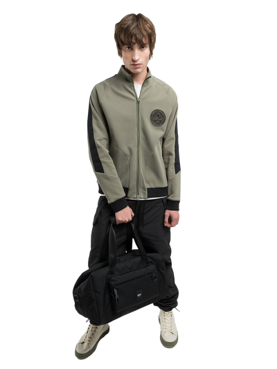 HIGH-NECK FULL-ZIP SWEATSHIRT