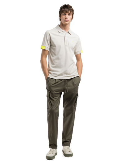 REGULAR-FIT POLO-SHIRT WITH INSERTS