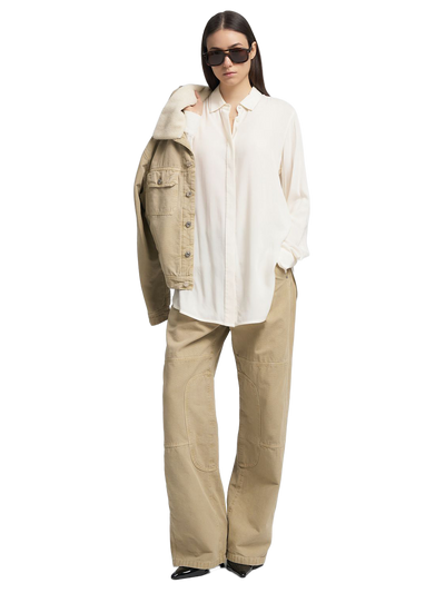 Long Straight-Fit Shirt