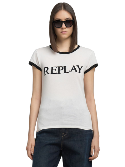 Cotton T-Shirt With Maxi-Lettering