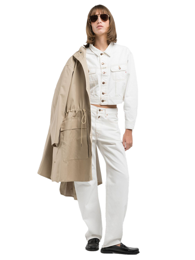9ZERO1 WHITE DENIM JACKET