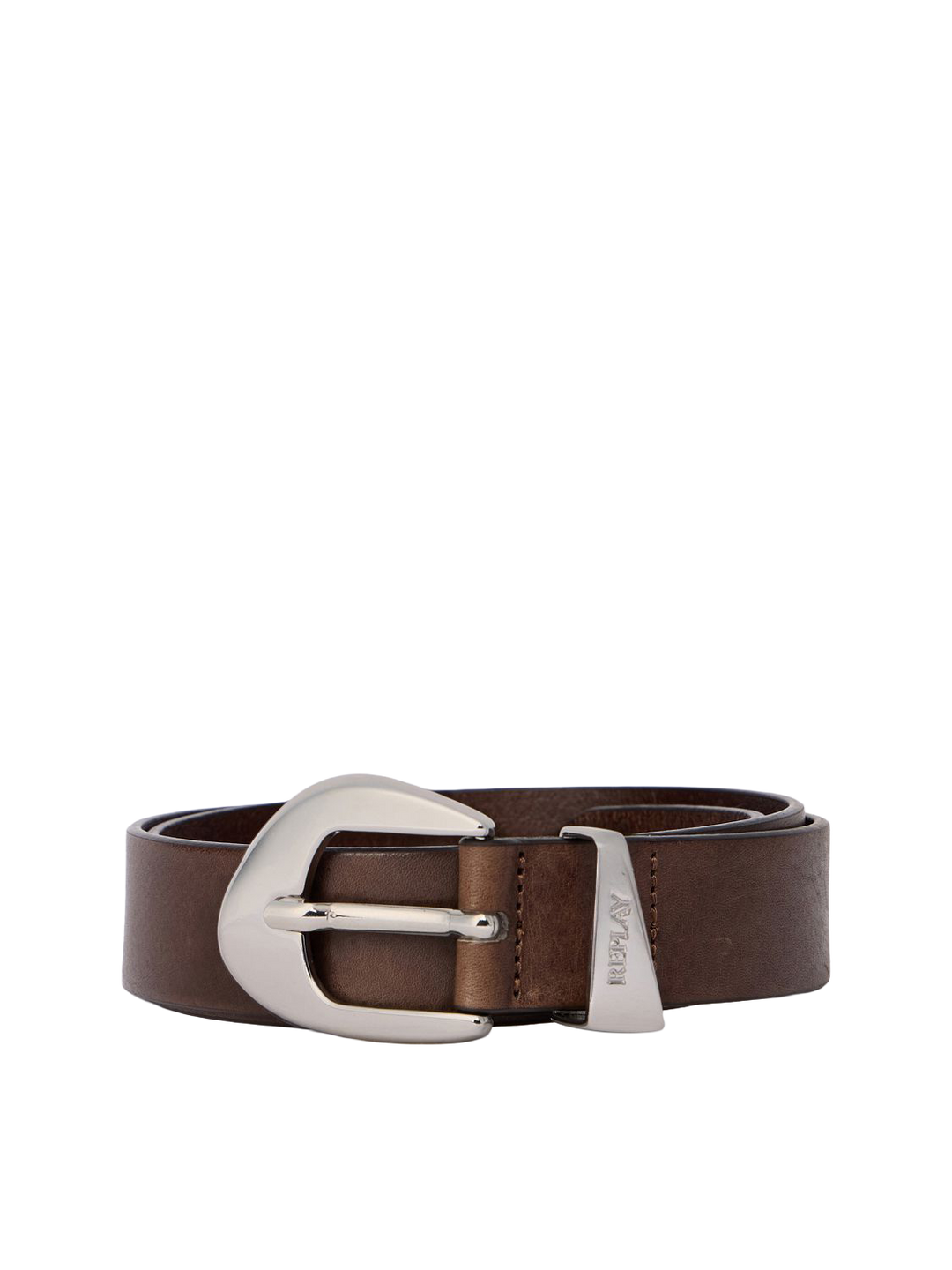 Belt With Asymmetrical Buckle – Replay Jeans UAE