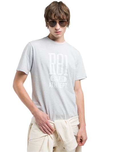 REGULAR-FIT T-SHIRT WITH LETTERING PRINT
