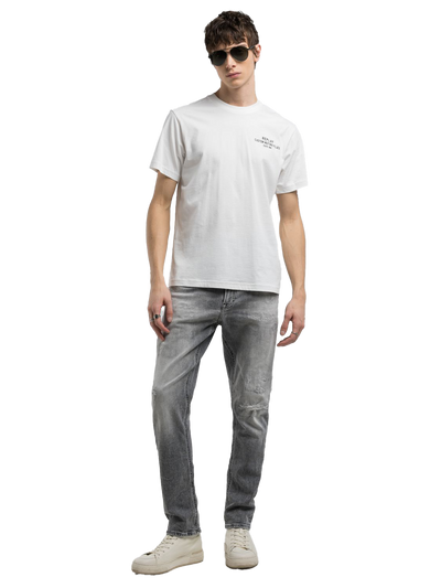 T-SHIRT WITH MINI AND MAXI PRINT