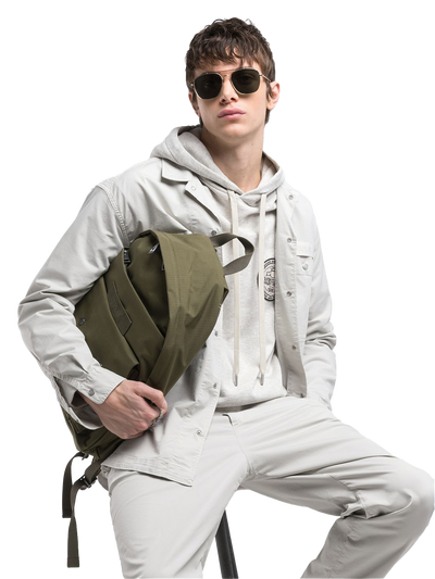 RELAXED-FIT TWILL SHIRT