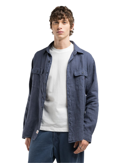 REGULAR-FIT LINEN SHIRT