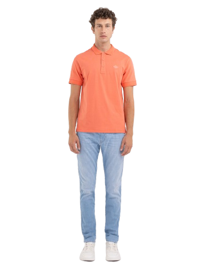 Solid-Coloured Jersey Polo Shirt