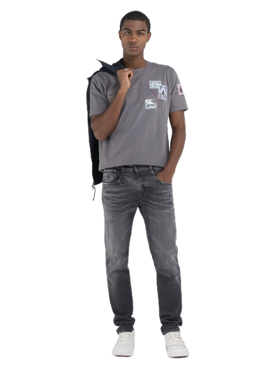T-Shirt In Slub Cotton Jersey With Print