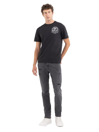T-Shirt With Custom Garage And Tiger Print