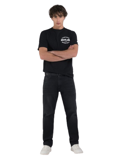 Jersey T-Shirt With Custom Garage Print