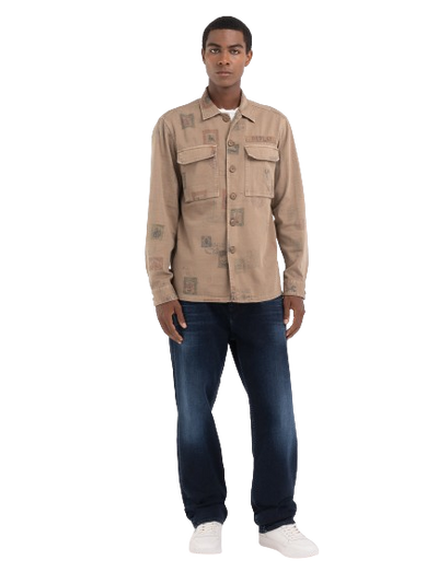 Overshirt With All-Over Print