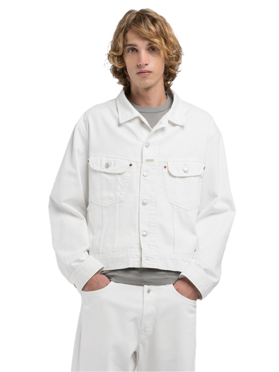 9ZERO1 WHITE DENIM JACKET