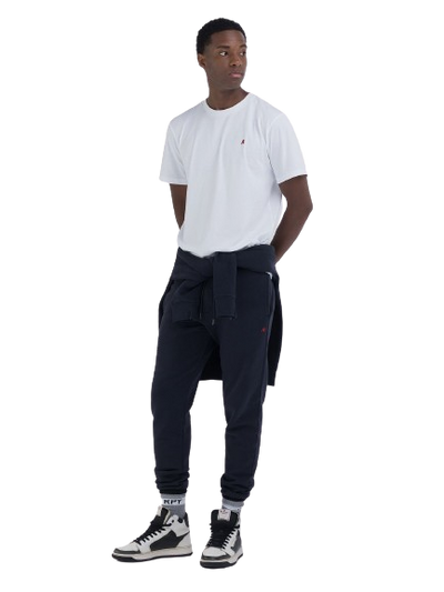 Regular-Fit Trousers With Embroidered R