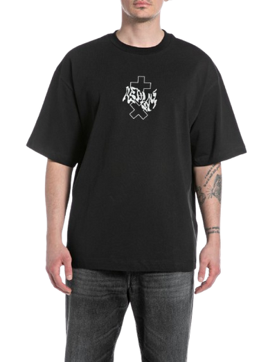 Crew-Neck T-Shirt With Replay X Garrix Logo