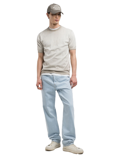 SHORT-SLEEVED TOP WITH EMBROIDERY