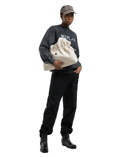 CREW-NECK SWEATSHIRT WITH LETTERING