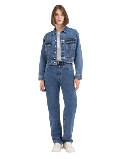 Relaxed Fit Jacket In Medium Denim W7Z1  .000.759 53D 009 XS