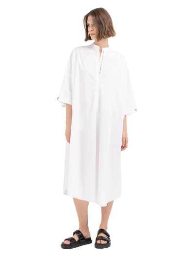 W Loose Fit Long Shirt Dress