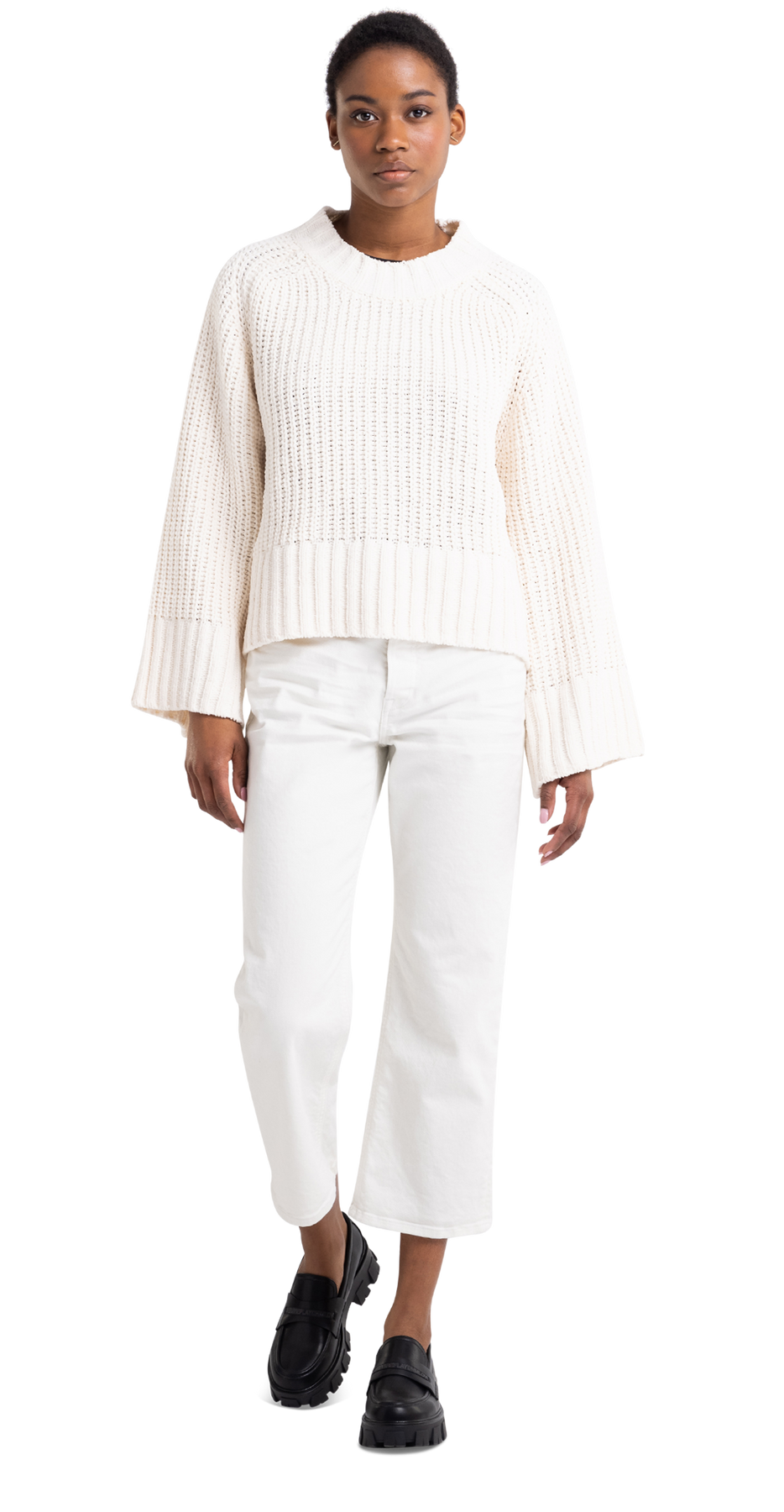 Cropped Chenille Sweater Replay Jeans UAE