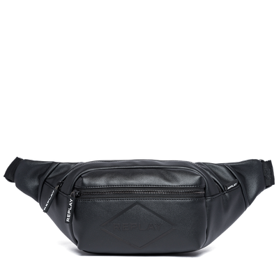 SOLID-COLOURED WAIST BAG WITH LOGO
