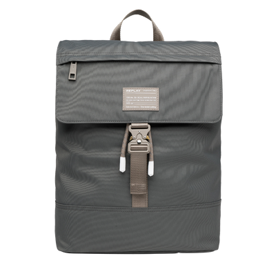 TWILL BACKPACK WITH FLAP