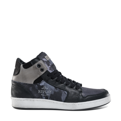MENS CENTURY MIXED MID-CUT LEATHER SNEAKERS