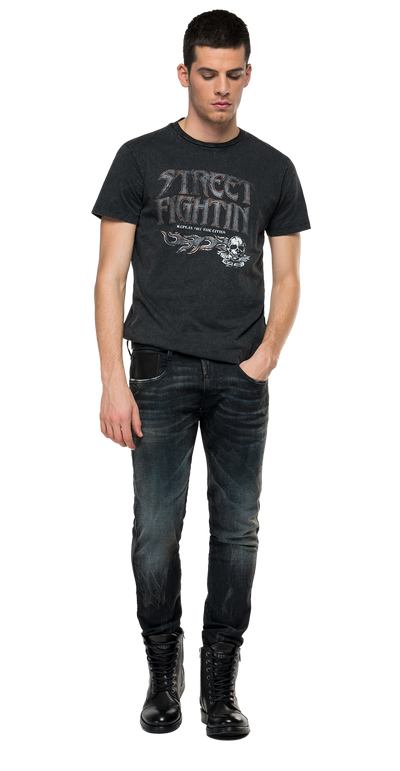 Street-Fightin-Replay-Print-T-Shirt-Blackboard-M3451-.000.22658M-099