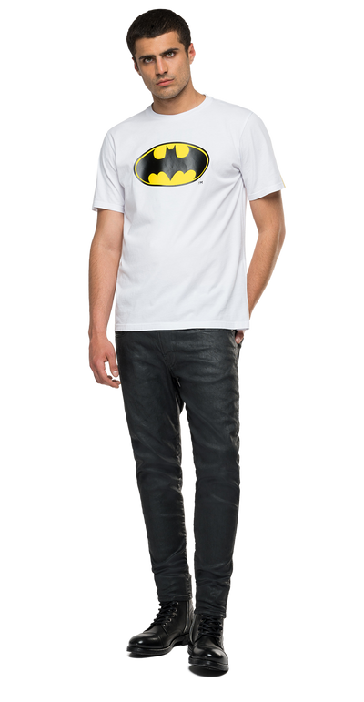 Crewneck-T-Shirt-With-Replay-Tribute-Limited-Edition-Batman-E-Joker-Print-White-M3570-.000.22880-001