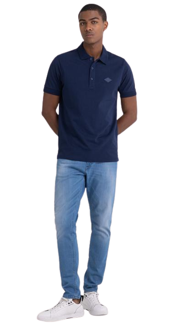 Solid-Coloured Jersey Polo Shirt