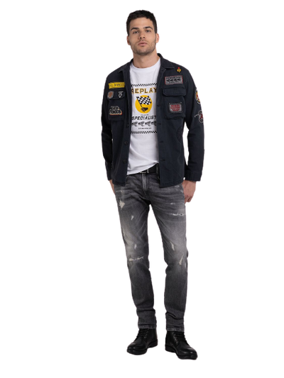 Overshirt With Racer Patches