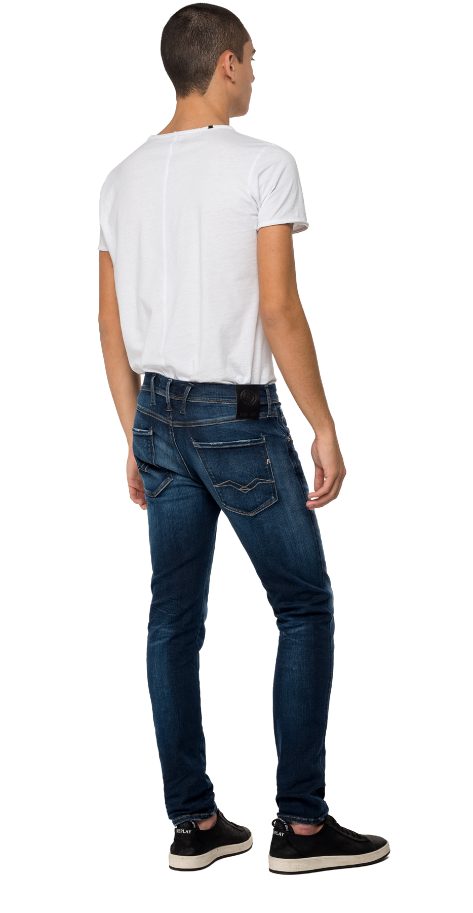 SLIM FIT HYPERFLEX BIO ANBASS JEANS Replay Jeans UAE
