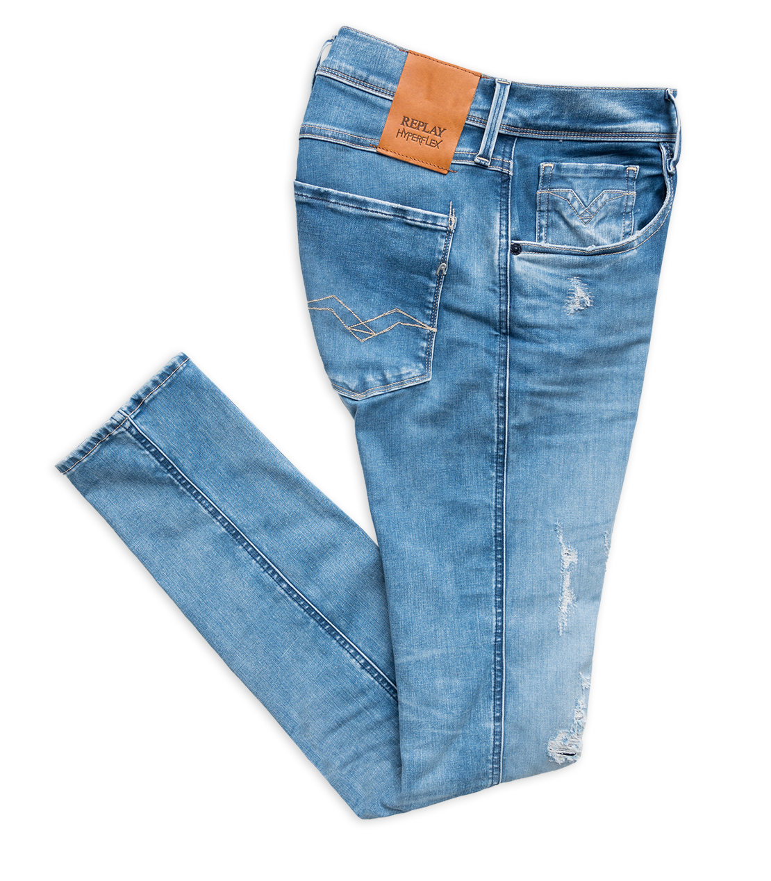 Slim Fit Hyperflex Anbass Jeans Replay Jeans UAE