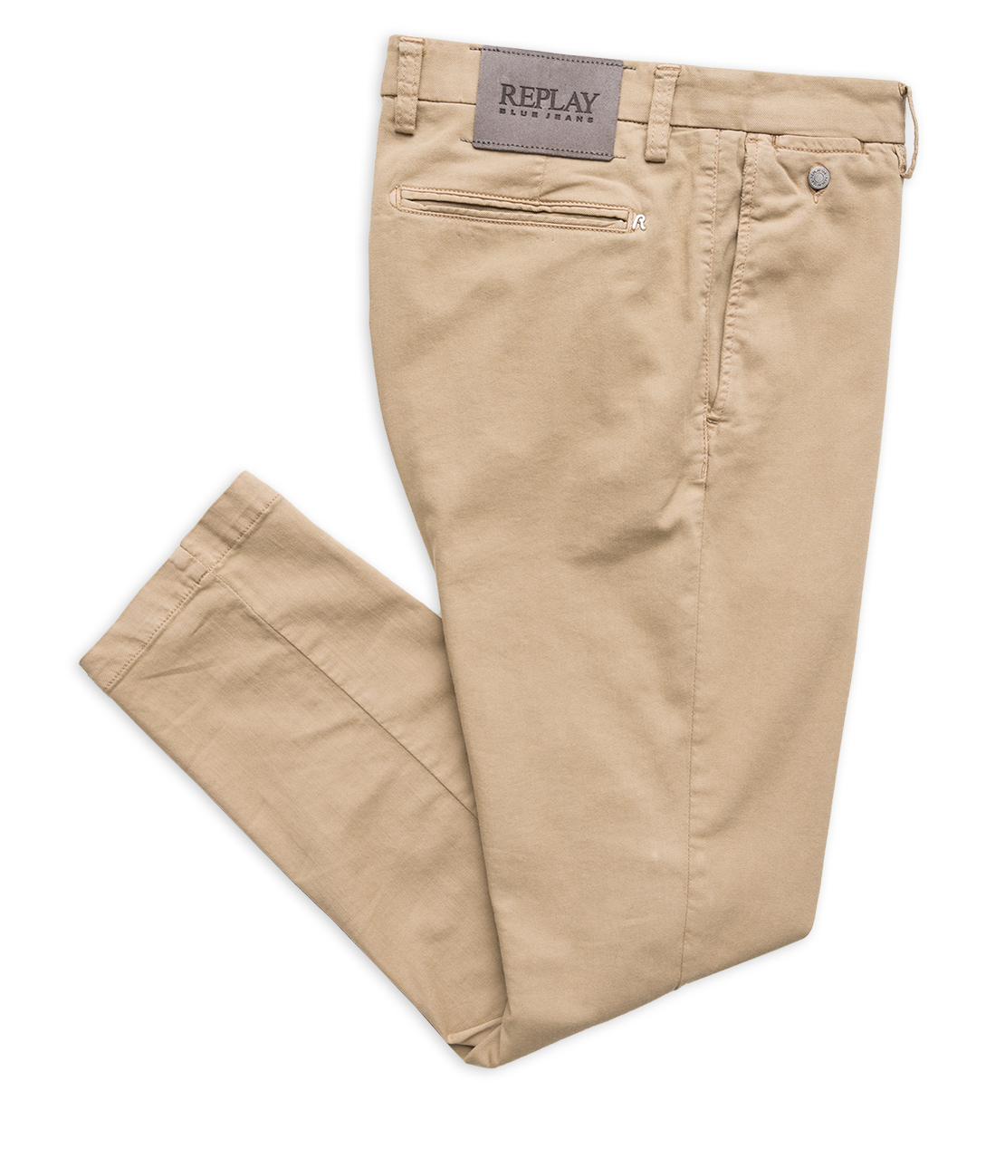 Regular Fit Benni Chino Trousers Replay Jeans UAE