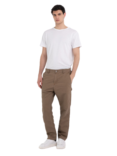 Carpenter Trousers In Dobby Cotton