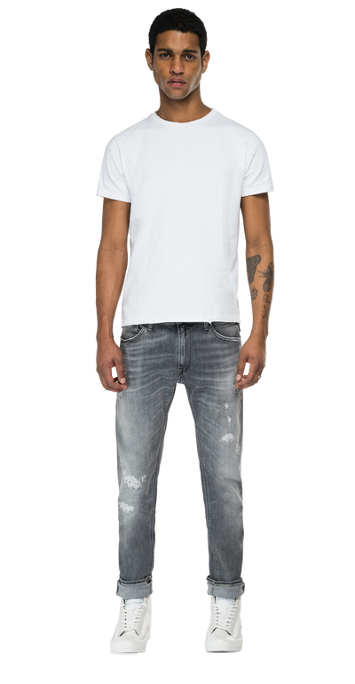 SKINNY FIT AGED ECO 10 YEARS JONDRILL JEANS