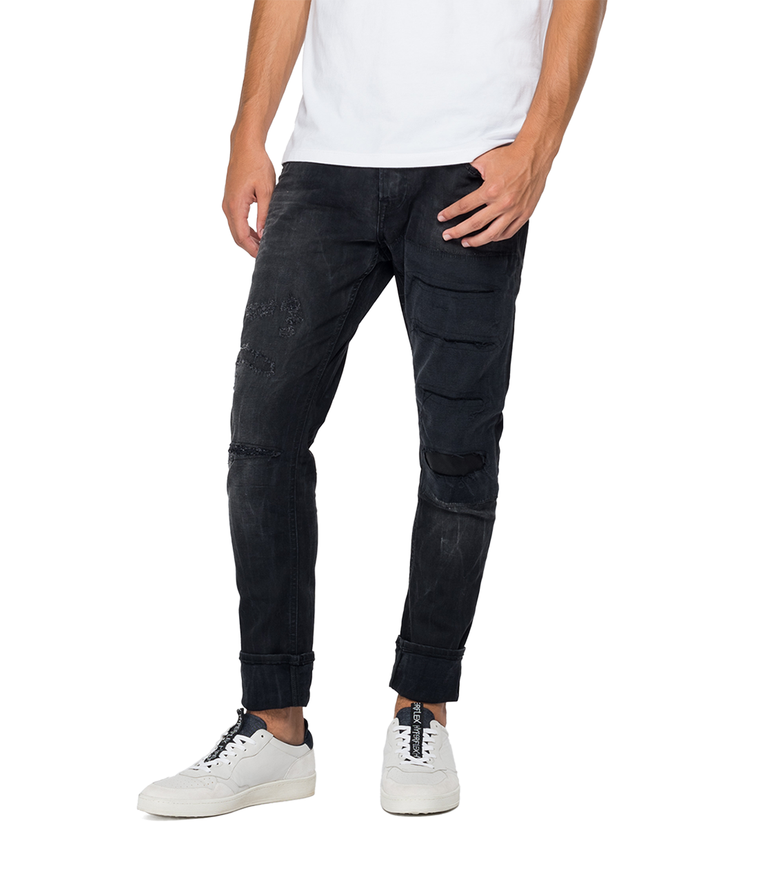Skinny Fit Maestro Johnfrus Jeans Dark Grey Mb1000.000.85B M82 097