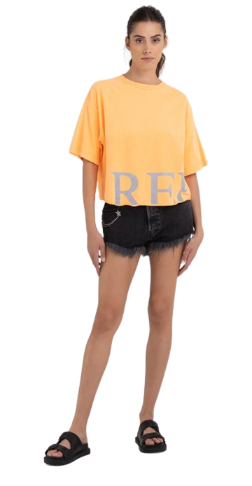 Cropped T-Shirt With Print